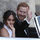 Meghan Markle and Prince Harry, now the Duke and Duchess of Sussex, leave Windsor Castle on Saturday after their wedding.